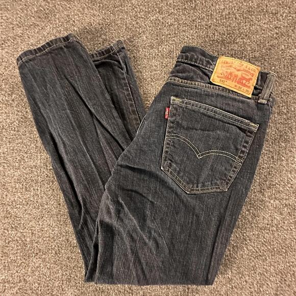 Levi's 541 Men's Jeans W32 L30 Classic Styling Black Denim #617 - Picture 1 of 11